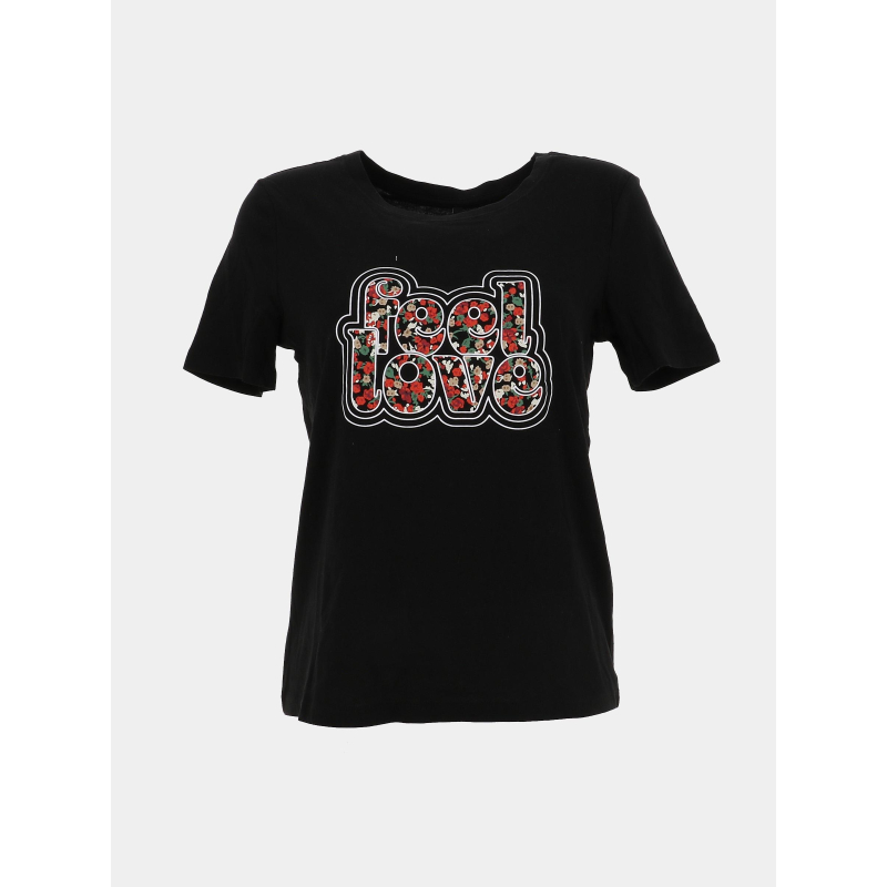 T-shirt emma life noir femme - Only