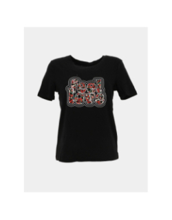 T-shirt emma life noir femme - Only