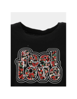 T-shirt emma life noir femme - Only