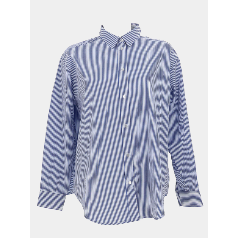 Chemise à rayures bleu et blanc femme - Teddy Smith