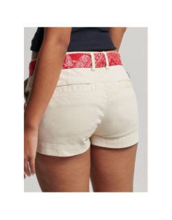 Short chino vintage beige femme - Superdry