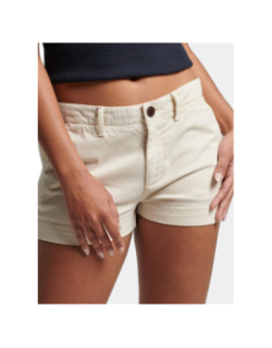 Short chino vintage beige femme - Superdry