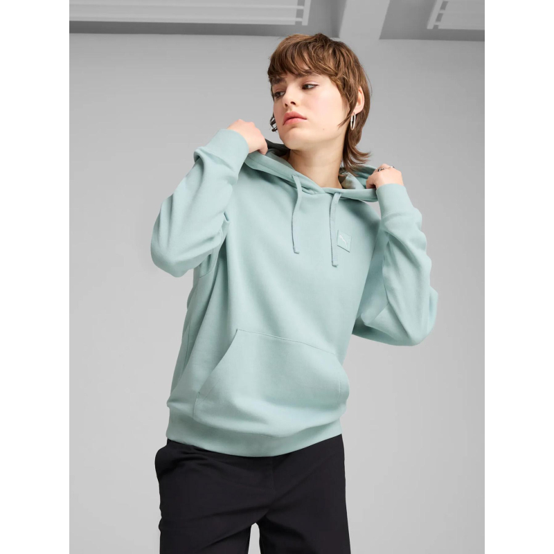 Sweat à capuche elevated comfort bleu femme - Puma