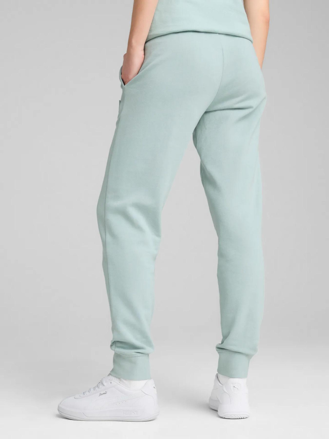 Pantalon jogging essentials elevated bleu clair femme - Puma