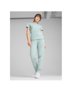 Pantalon jogging essentials elevated bleu clair femme - Puma