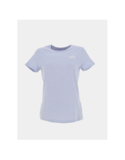 T-shirt essential petit logo bleu femme - Puma