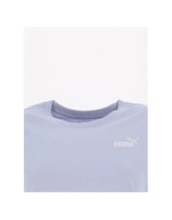 T-shirt essential petit logo bleu femme - Puma