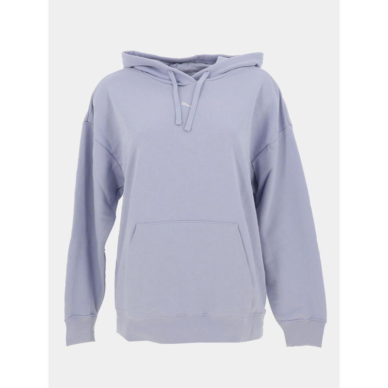 Sweat à capuche oversized bleu femme - Puma