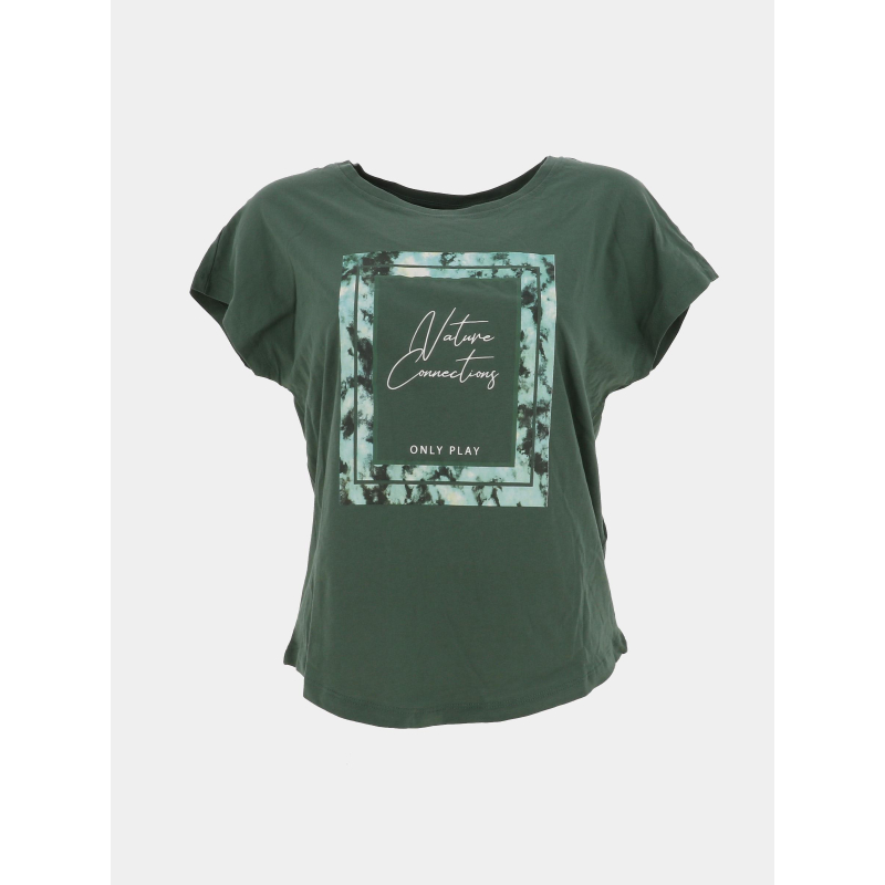 T-shirt à manches courtes onpaub vert femme - Only Play