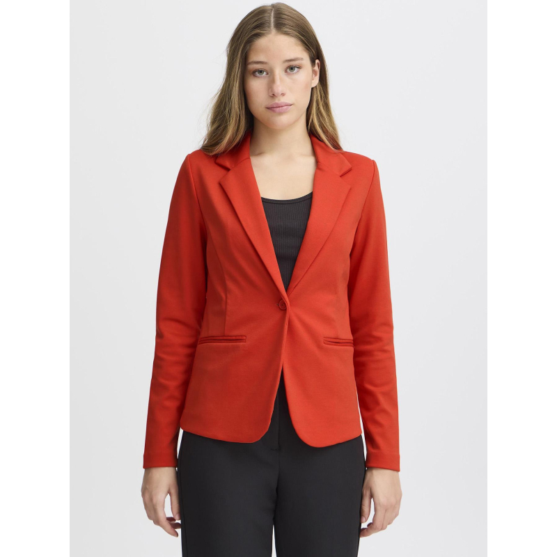 Veste blazer kate orange femme - Ichi