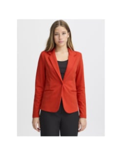 Veste blazer kate orange femme - Ichi