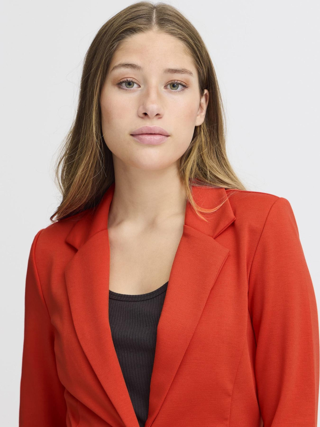 Veste blazer kate orange femme - Ichi