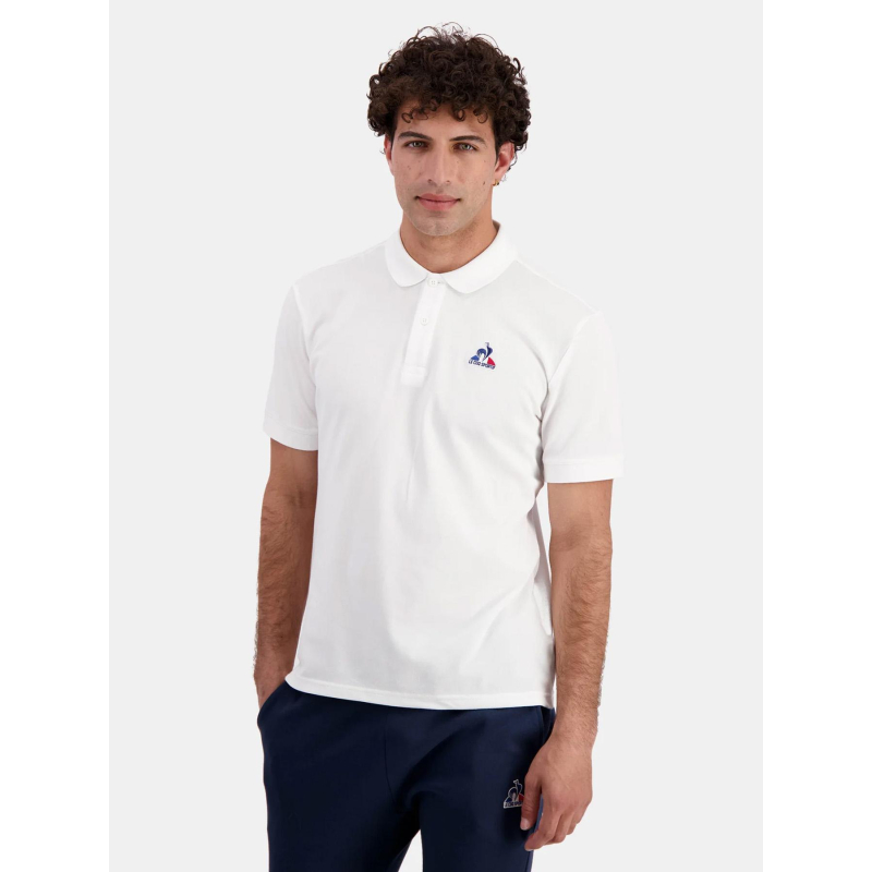 Polo en jersey essential n1 blanc homme - Le Coq Sportif