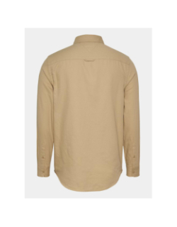 Chemise en flanelle regular beige homme - Tommy Jeans