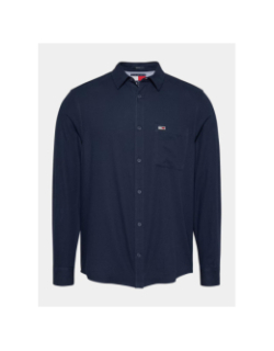 Chemise en flanelle regular bleu marine homme - Tommy Jeans