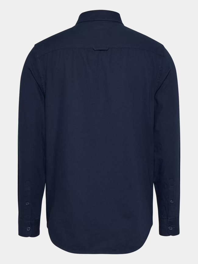 Chemise en flanelle regular bleu marine homme - Tommy Jeans
