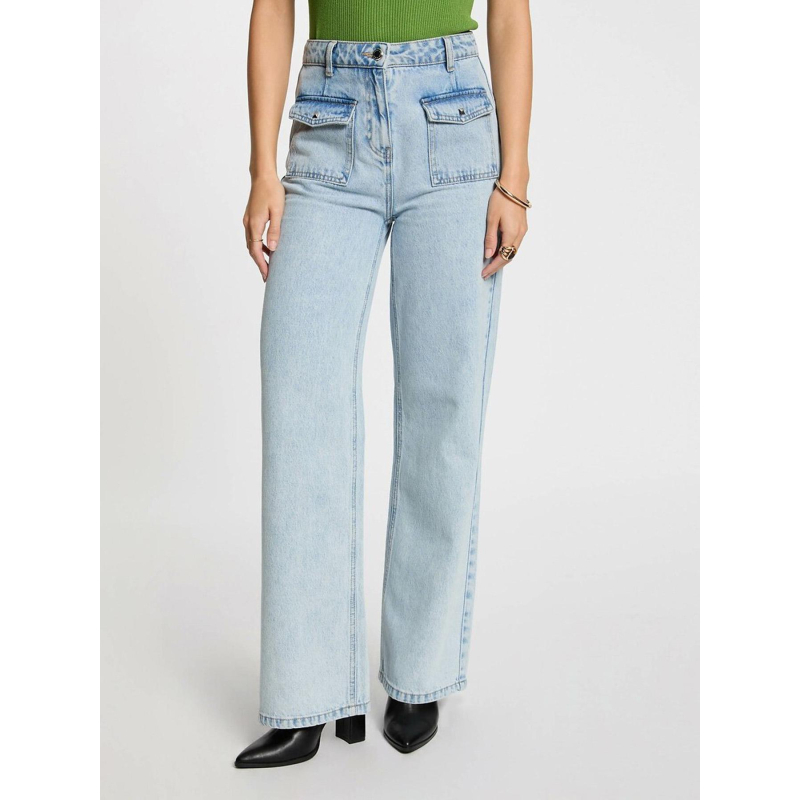 Jean large widy 2 bleu clair femme - Morgan