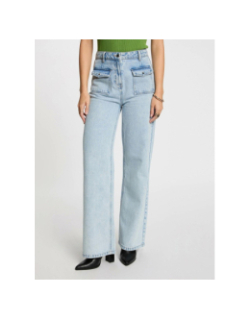 Jean large widy 2 bleu clair femme - Morgan