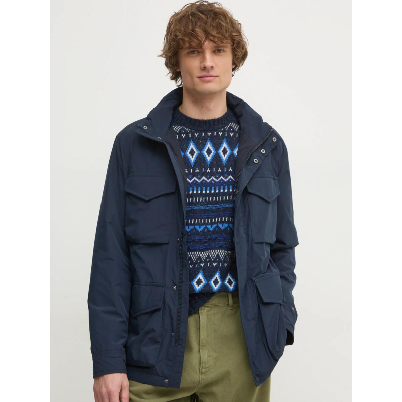 Veste imperméable field bleu marine homme - Tommy Hilfiger