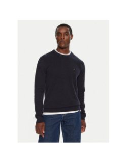 Pull essential structure bleu marine homme - Tommy Hilfiger