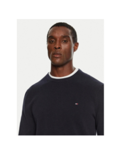 Pull essential structure bleu marine homme - Tommy Hilfiger