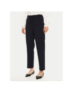 Pantalon slim coupe courte bleu marine femme - Tommy Hilfiger