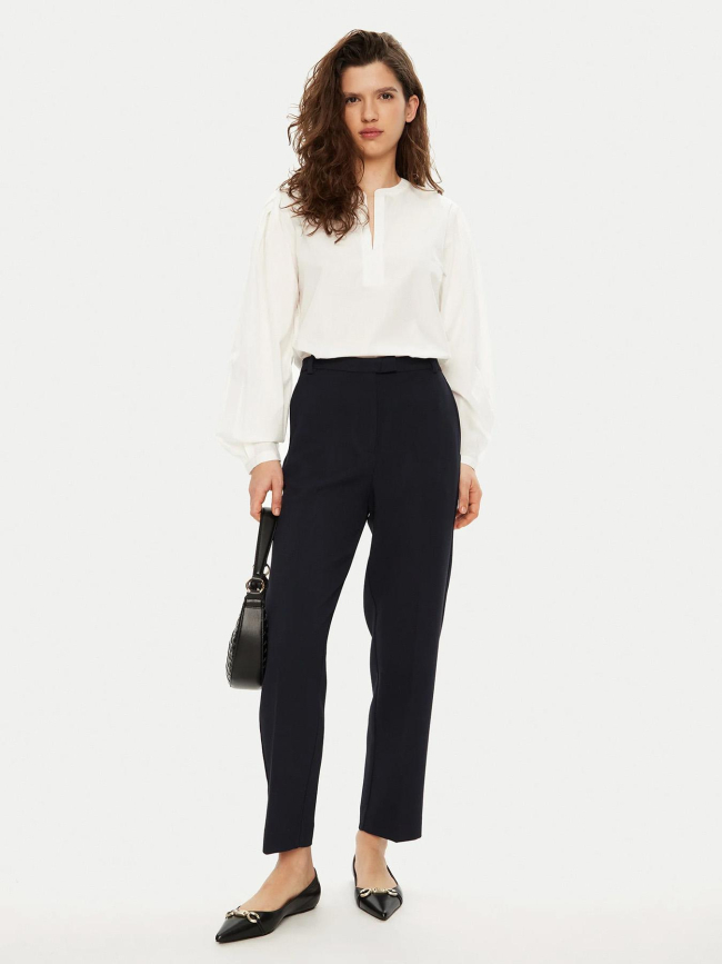 Pantalon slim coupe courte bleu marine femme - Tommy Hilfiger