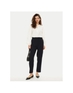 Pantalon slim coupe courte bleu marine femme - Tommy Hilfiger