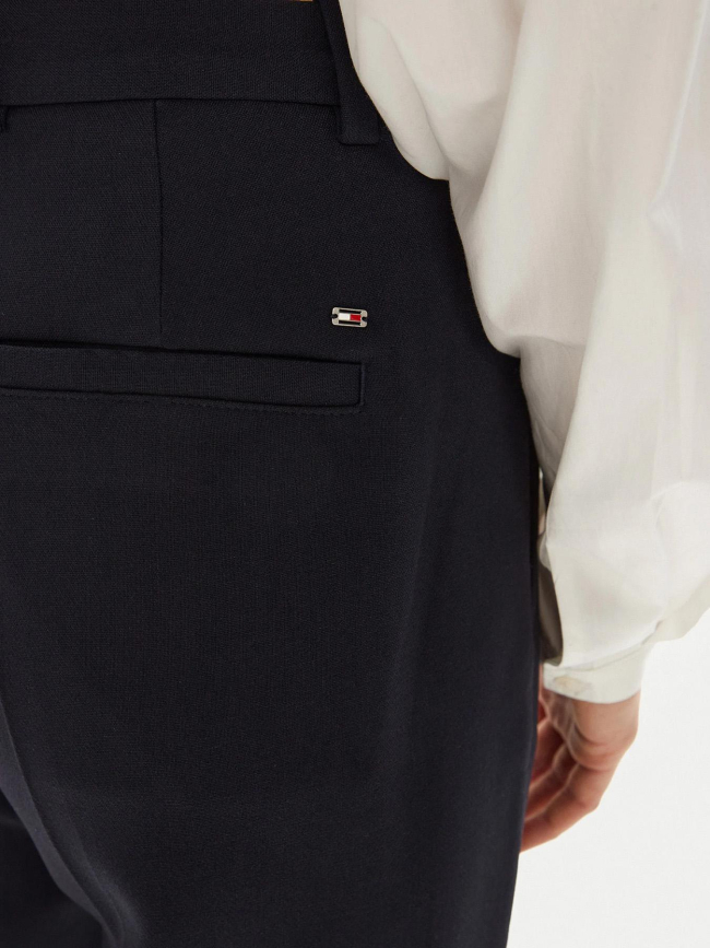 Pantalon slim coupe courte bleu marine femme - Tommy Hilfiger