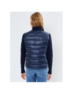 Veste matelassé bi-matière bleu marine femme - Tommy Hilfiger