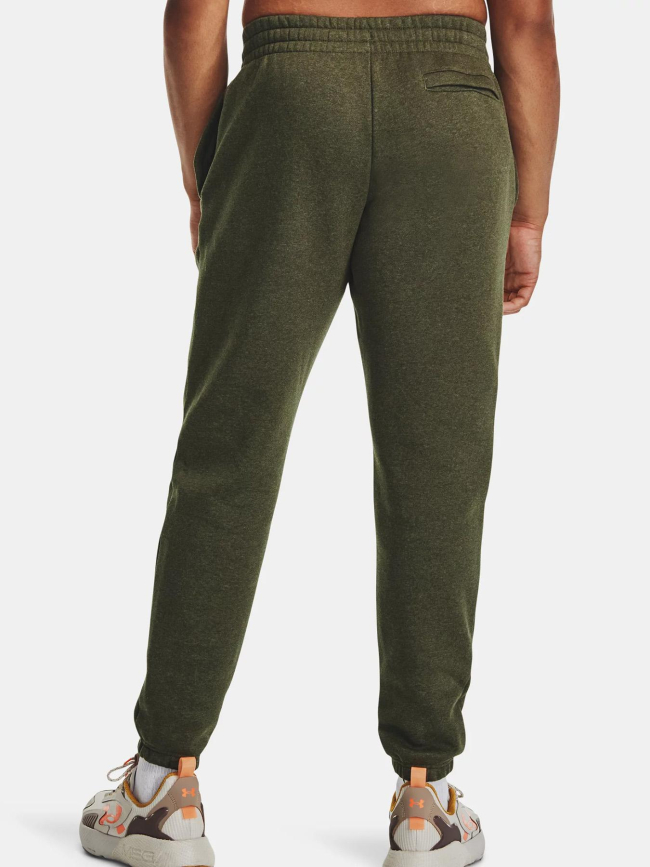 Pantalon jogging ua essential fleece kaki homme - Under Armour