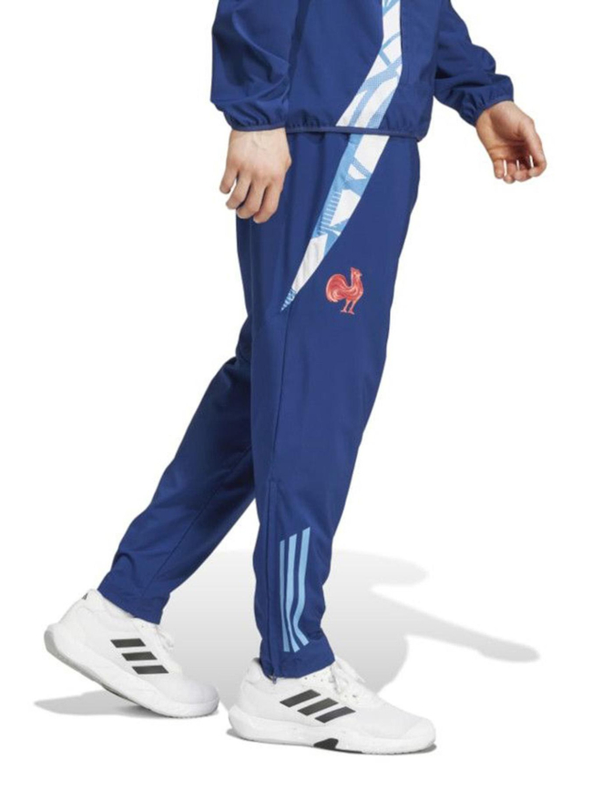 Pantalon jogging ffr travel 24/25 bleu marine homme - Adidas