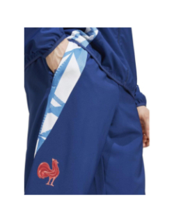 Pantalon jogging ffr travel 24/25 bleu marine homme - Adidas