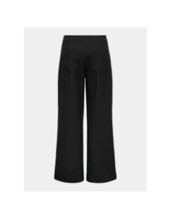 Pantalon fluide madison boutons noir femme - Only