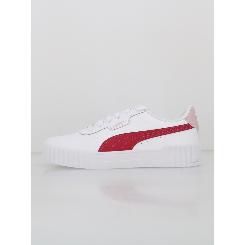 Baskets carina 3.0 ps blanc rose fille - Puma