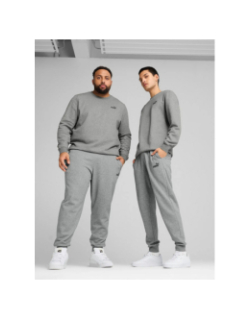 Pantalon jogging essential no.1 logo gris homme - Puma