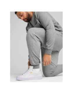 Pantalon jogging essential no.1 logo gris homme - Puma