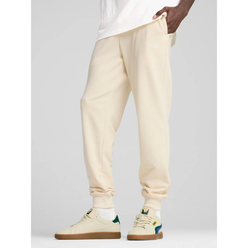 Jogging ess no.1 logo blanc écru homme - Puma