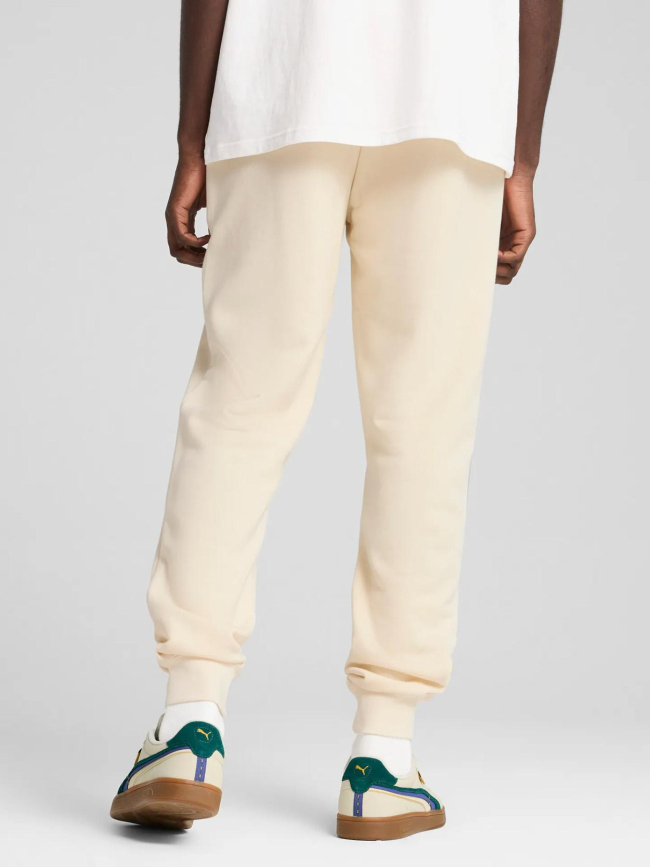 Jogging ess no.1 logo blanc écru homme - Puma