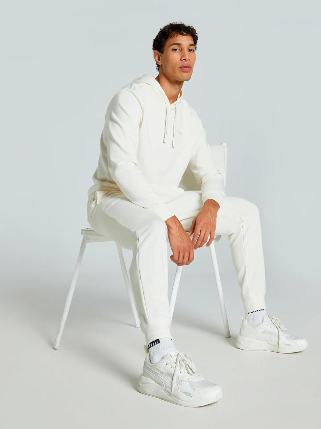 Jogging ess no.1 logo blanc écru homme - Puma