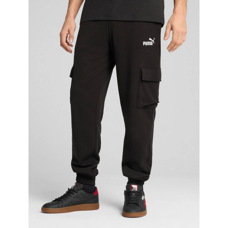 Pantalon jogging cargo essential no.1 noir homme - Puma