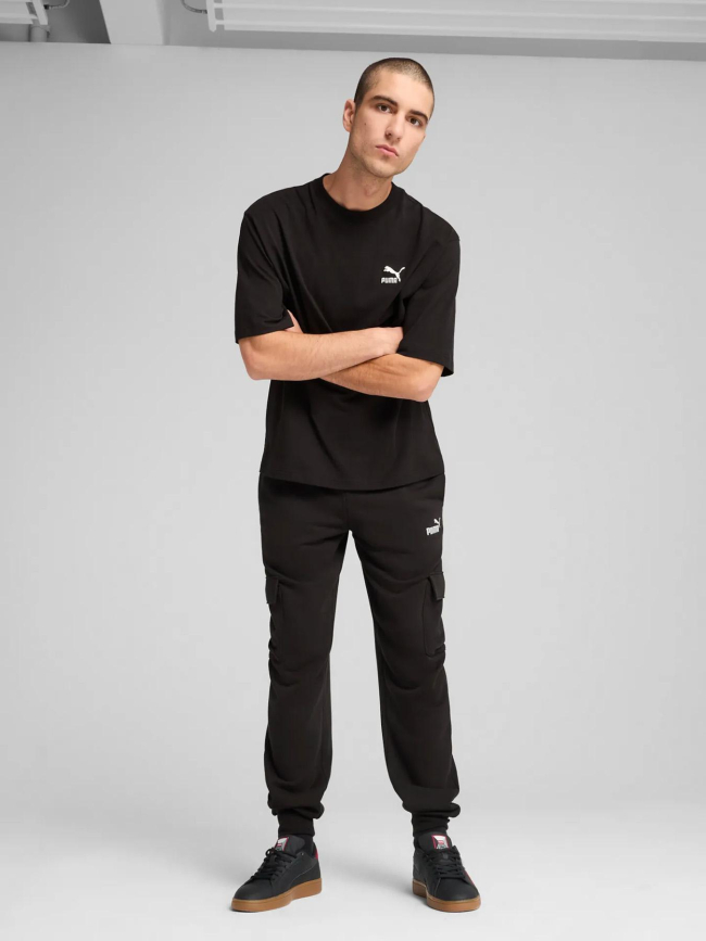 Pantalon jogging cargo essential no.1 noir homme - Puma