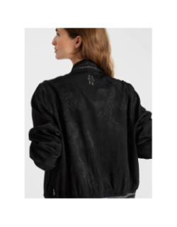 Veste imprimée clavel noir femme - Le Temps Des Cerises