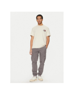 Pantalon cargo ryan gris homme - Tommy Jeans
