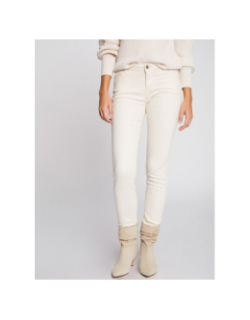 Jean skinny petra ivoire femme - Morgan
