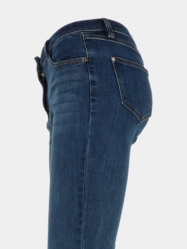 Jean droit stone bleu femme - Morgan