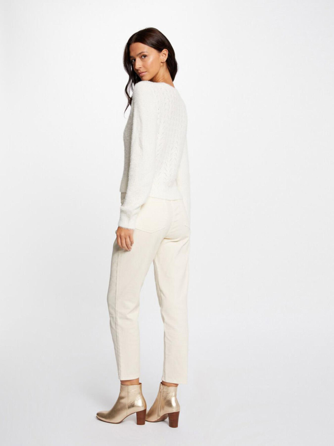 Gilet cardigan lilo ivoire blanc femme - Morgan