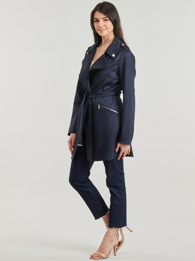 Manteau léger trench garia bleu marine femme - Morgan