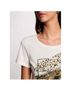 T-shirt dsafa blanc femme - Morgan