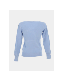 Pull col v mielo bleu femme - Morgan
